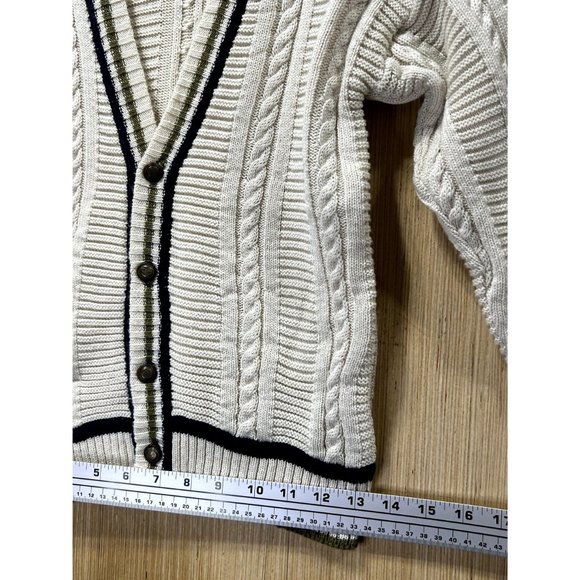 Glenbarra - Women's Casual Long Sleeve Sweater - Beige - Small - Picture 5 of 14
